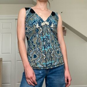 INC International Concepts paisley print tank